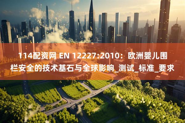 114配资网 EN 12227:2010：欧洲婴儿围栏安全的技术基石与全球影响_测试_标准_要求