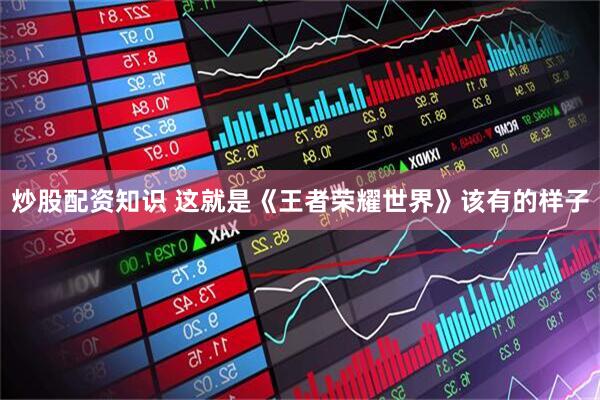 炒股配资知识 这就是《王者荣耀世界》该有的样子